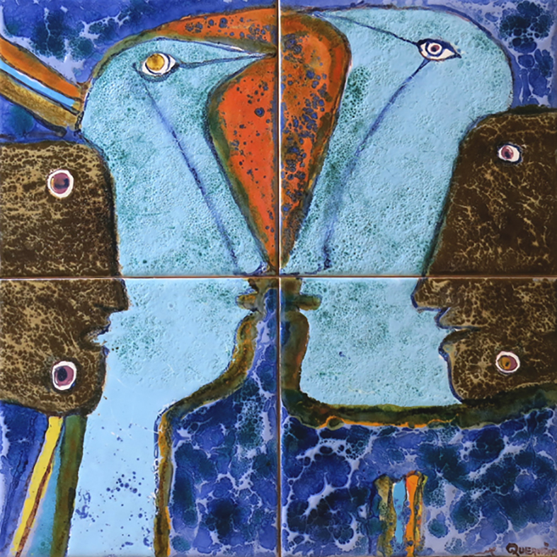 Querubim Lapa (1925-2016) | Ceramic Tile Panel #6, c.1991